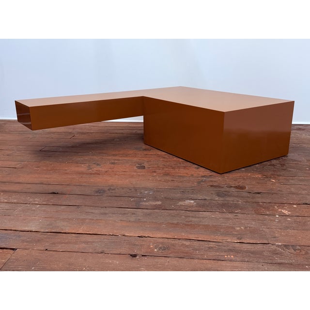 Minimalist Lacquer Floating Coffee Table in the Manner of Donald Judd, 1970 For Sale - Image 11 of 14