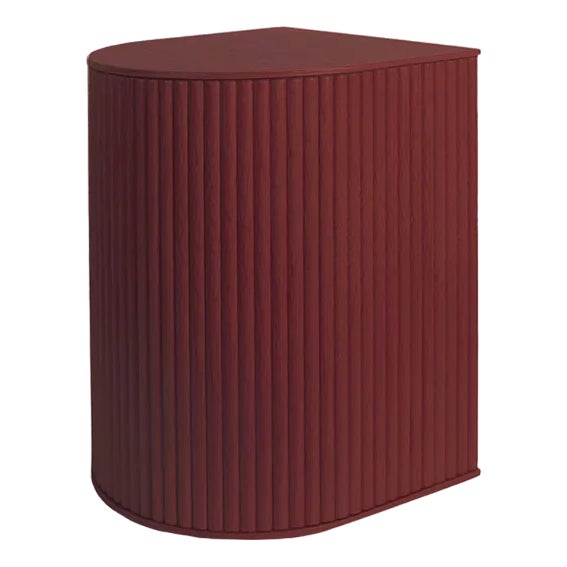 Duna Shifting Stool in Deep Red by Woodendot | Chairish