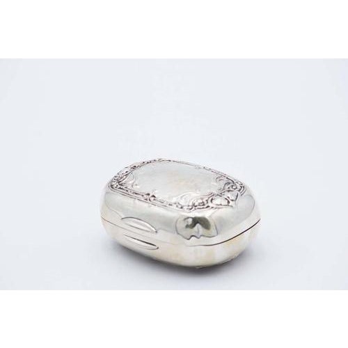 Oval Shaped Silver Soap Dish For Sale - Image 5 of 5