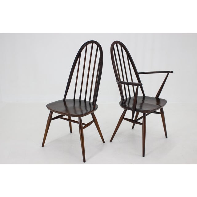 Wood Beech Dining Chairs, Denmark, 1960s, Set of 6 For Sale - Image 7 of 16