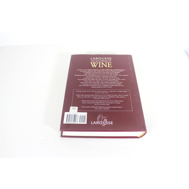 American 2001 Larousse Encyclopedia of Wine Hard Cover Book For Sale - Image 3 of 13