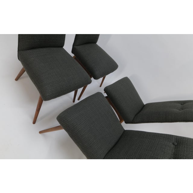 Mid-Century Modern Mid 20th Century Dining Room Chairs Attributed to Adrian Pearsall For Sale - Image 3 of 12