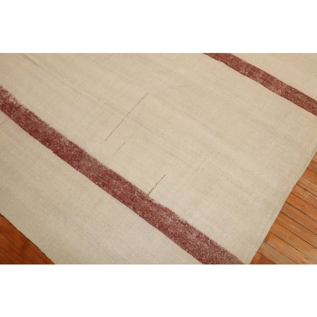 Vintage Square Room Size Turkish Kilim For Sale - Image 12 of 18