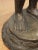 Black Bronze Temple Statue on a Lotus Pedestal, India For Sale - Image 8 of 10