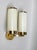 Bauhaus Minimalist Wall Lights in Brass and Glass Cylinder, 1930s, Set of 2 For Sale - Image 4 of 18