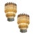 Italian Triedri Murano Glass Chandeliers, Set of 2 For Sale