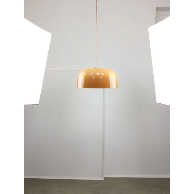 Space Age Brown Pendant Lamp from Guzzini, 1960s For Sale - Image 6 of 18