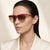 Mid-Century Modern 1980s Vintage Red Acetate Oversized Cat-Eyes Sunglasses by Laura Biagiotti For Sale - Image 3 of 12