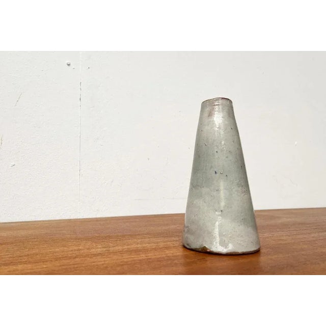 Mid-Century German Minimalist Studio Pottery Vase, 1960s For Sale - Image 12 of 13