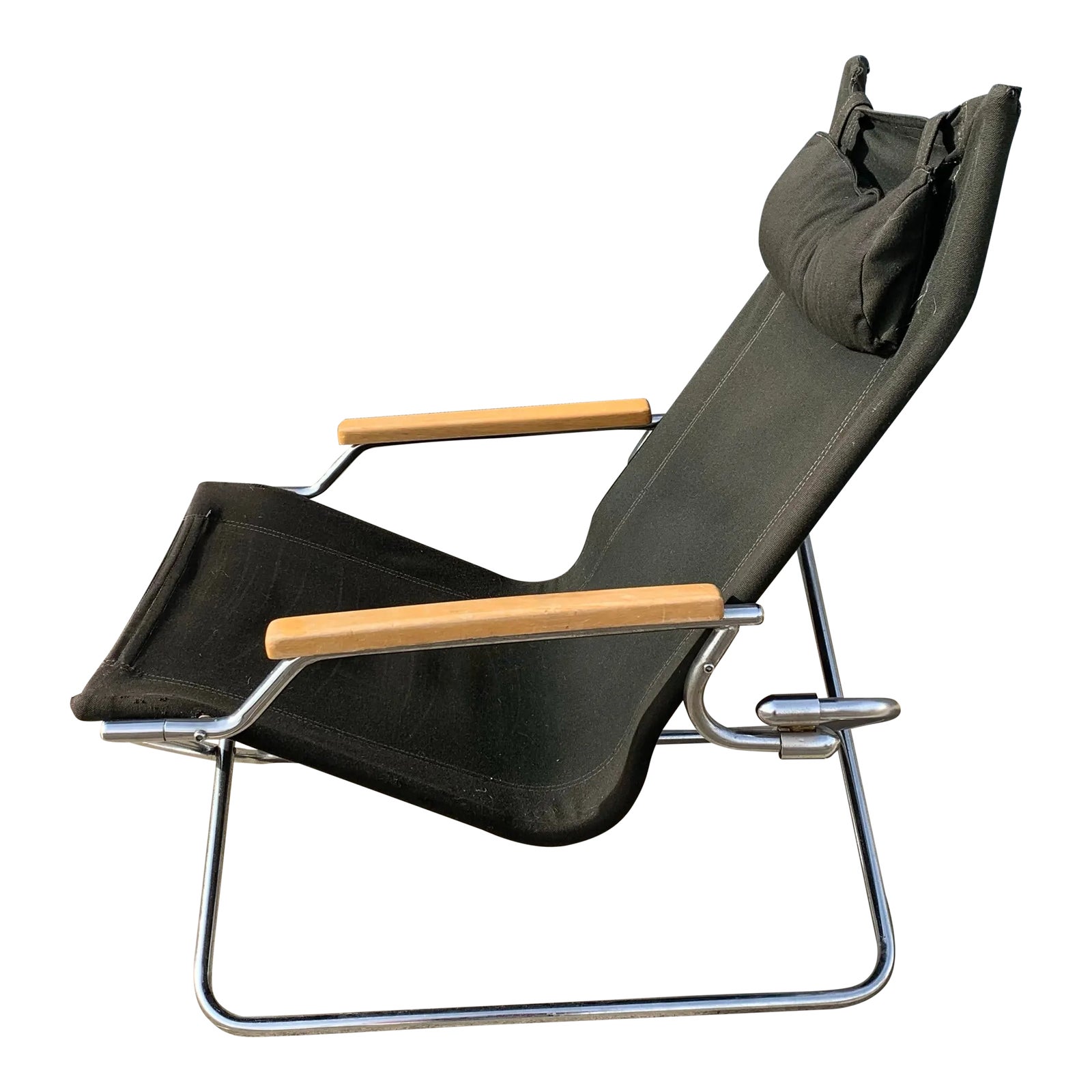 1960s Shigeru Uchida Folding Japanese Z Chair | Chairish