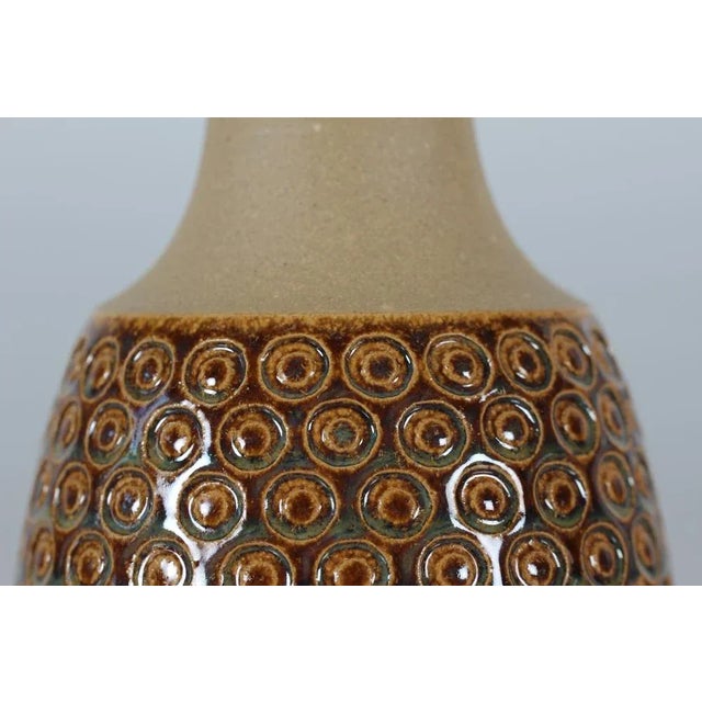 1960s Danish Table Lamp in Stoneware by Einar Johansen for Søholm, 1960s For Sale - Image 5 of 11