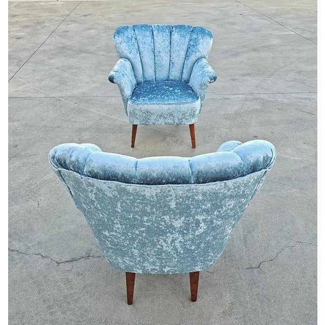 Set of Mid-Century Modern Lounge Chairs, 1950s For Sale - Image 10 of 15