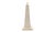 Two decorative obelisks, circa 1970. The taller is clad in bone inlay laid in a crisp herringbone pattern and stands on a...