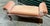 Dusty Pink Rolled Arm Accent Bench For Sale - Image 4 of 7