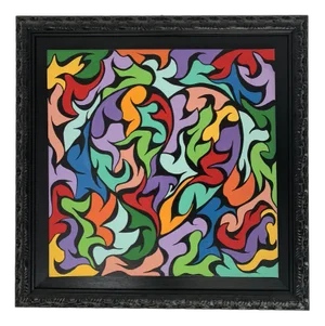 Walter Parini, Cio' Che E' in Fondo Al Cuore Non Muore Mai, Acrylic on Canvas, 2015