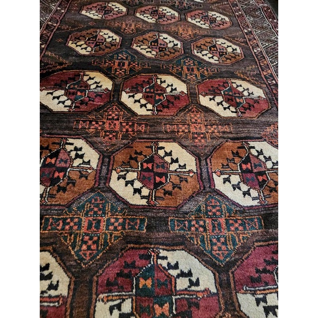 Vintage Baluchi Rug in Wool, 1960s For Sale - Image 4 of 12