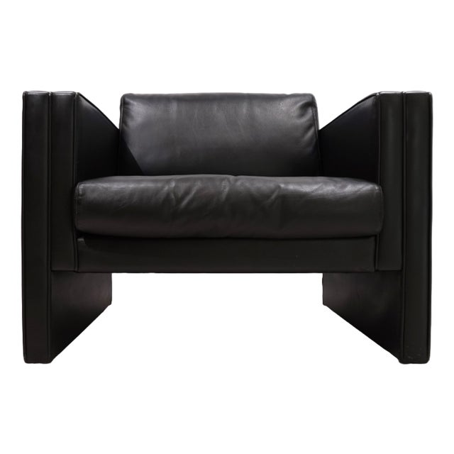 Knoll Studio Line Leather Armchair by Jürgen Lange from Walter Knoll / Wilhelm Knoll, 1970s For Sale