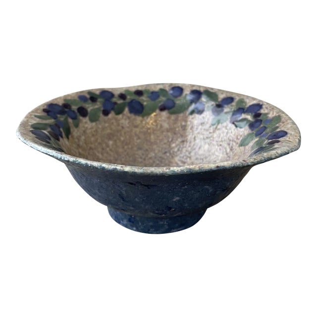 1916 Josef Ekberg for Gustavsberg Ceramic Pottery Bowl For Sale