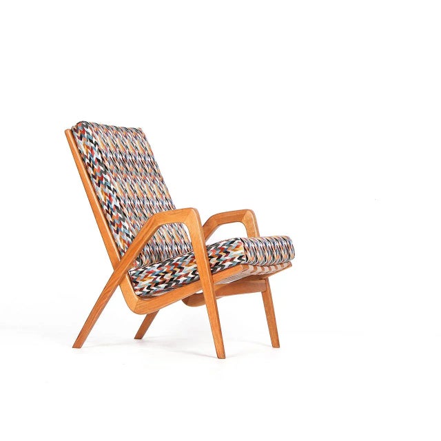 Mid-Century Armchair by Jan Vanek for Uluv, 1960s For Sale - Image 9 of 10