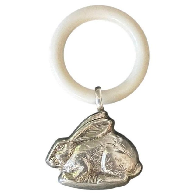 Silver Baby Rattle Hare, 1960s For Sale - Image 9 of 9