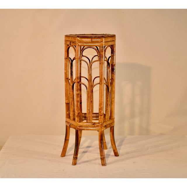 1960s Circa 1960's Tortoise Bamboo Plant Stand For Sale - Image 5 of 7