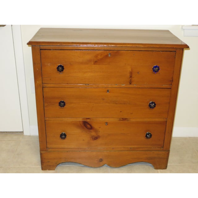 1910s Country Style Pine Chest Of Drawers Chairish