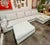 Pottery Barn Pottery Barn “Big Sur” Dove Gray Sectional Sofa With Ottoman For Sale - Image 4 of 8