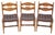 Set of 6 solid oak chairs by Guillerme et Chambron – Votre Maison. Seats meticulously reupholstered in high-quality...