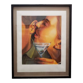 "Mark Stock, American Painter, Signed Lithograph Titled "Instructions." For Sale