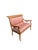 19th Century Neoclassical Empire Revival Rolled Crest Settee in Mauve Silk For Sale - Image 10 of 18