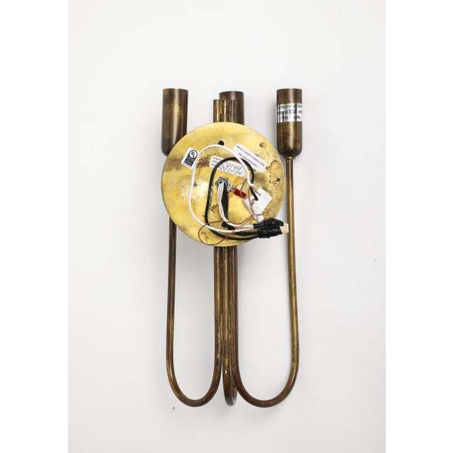 1940s Italian Brass Wall Light For Sale - Image 15 of 16