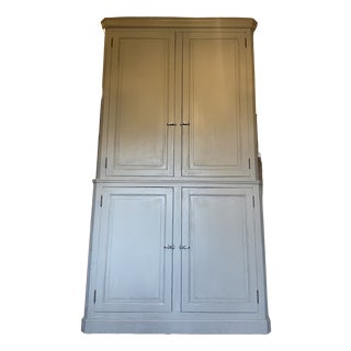 Tall French Display Kitchen Cabinet, 1900s For Sale