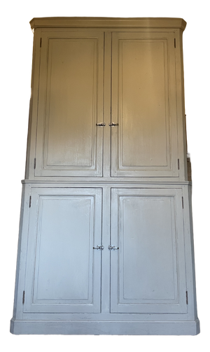 Tall French Display Kitchen Cabinet, 1900s