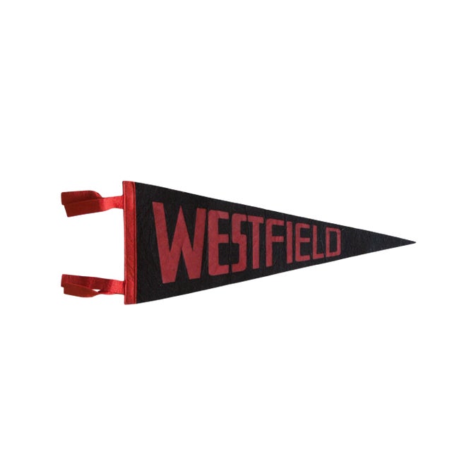 Vintage Westfield Felt Flag Pennant For Sale