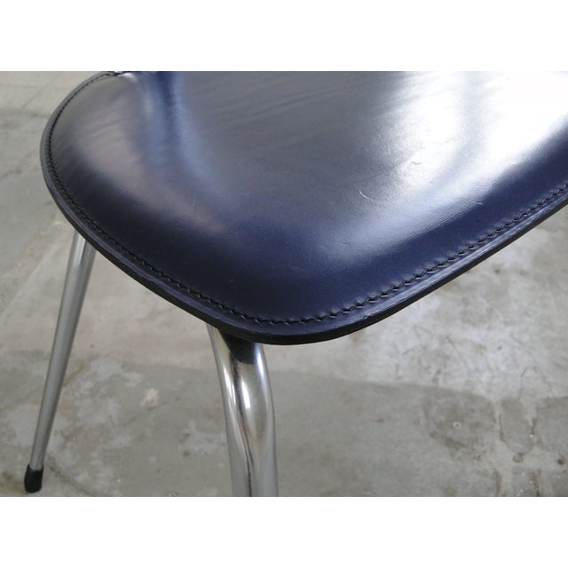Italian Butterfly Chair with Chromed Steel Tubing and Leather by Arrben, 1980s, Set of 2 For Sale - Image 11 of 18