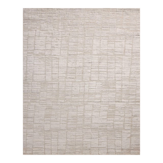 Jean Stoffer x Loloi Daniel Antique Ivory 7'-9" x 9'-9" Area Rug For Sale