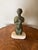Stunning Bronze Stylized Abstract Female Torso Sculpture with Stone Base.