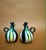 Mid-Century Modern French Ceramic Vases by Gabriel Fourmaintraux, 1950, Set of 2 For Sale - Image 3 of 8