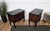 Metal Mid-Century Art Deco Italian Nightstands in Walnut Glass Top, 1950s, Set of 2 For Sale - Image 7 of 10