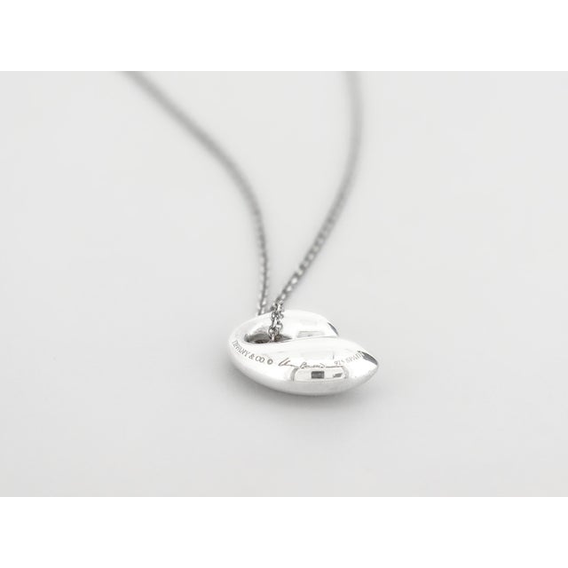 Vintage Elsa Peretti for Tiffany & Co. Sterling Silver Double Tear Drop Pendant For Sale - Image 11 of 13