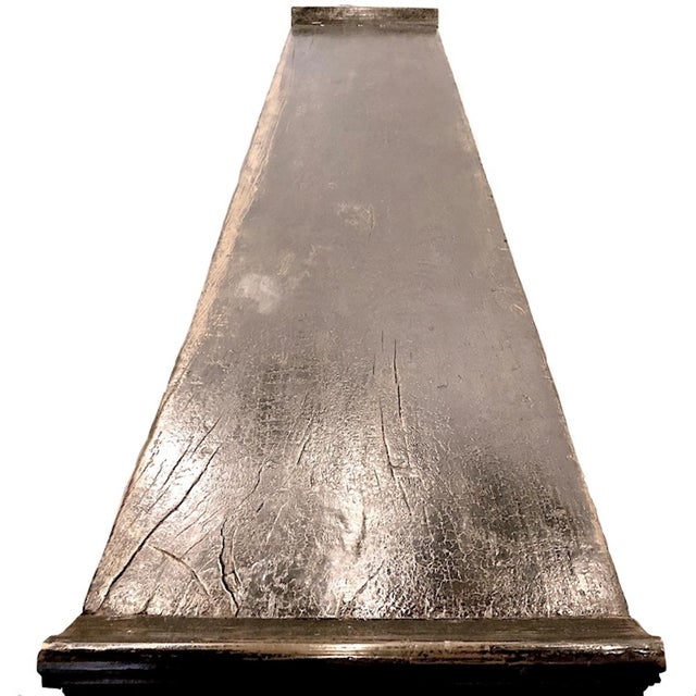 Ebony Antique Chinese Altar Table - Over Eight Feet Long For Sale - Image 8 of 12