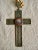 19th Century Micro Mosaic Italian Filigree Silver Cross For Sale - Image 4 of 7
