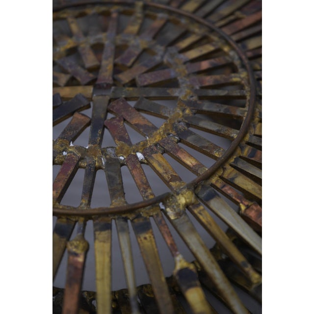 William Bowie Mid Century Modern Brutalist Sunburst Sculpture For Sale - Image 10 of 10