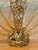 Early 20th Century Oversized Victorian Brass Figural Peacock Folding Fireplace Screen For Sale - Image 5 of 9