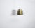 A classic Danish multilayered pendant in brass with white enamelled inner surface. Probably by Nordisk Solar. Dimensions:...