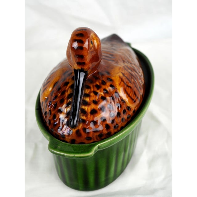 Early 20th French Trompe l'Oeil Woodcock Tureen For Sale - Image 9 of 11