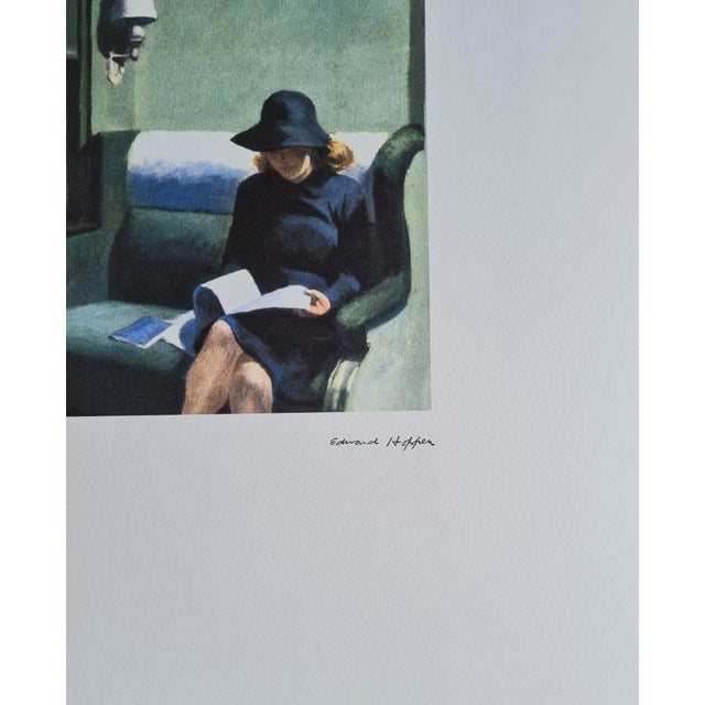 After Edward Hopper, Compartment, 1990s, Ink and Pencil and Paper For Sale - Image 5 of 9