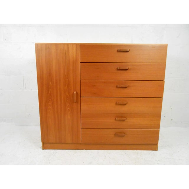 Vintage Teak Chifferobe Chairish