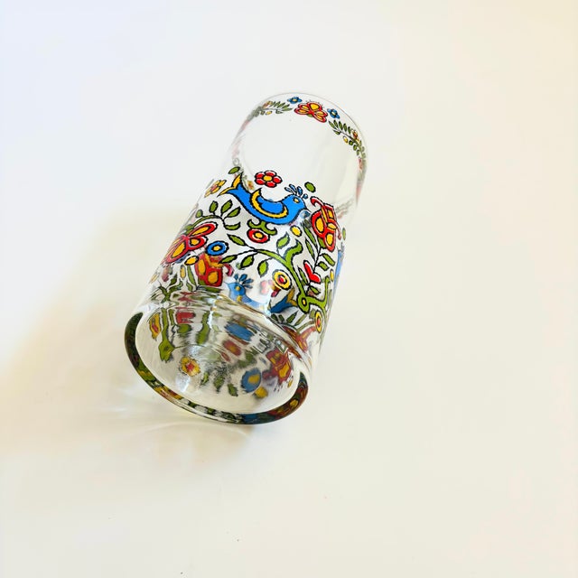 Libbey Country Festival Glass Vase For Sale In San Francisco - Image 6 of 6