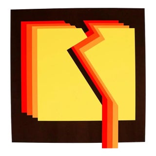 1970s Fanfare Serigraph by Frank Rowland For Sale